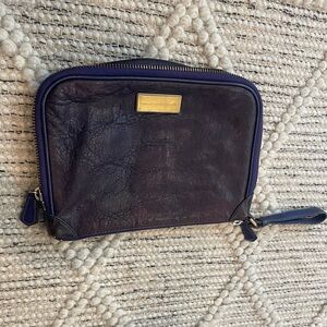 Marc by Marc Jacobs Merlot Leather Wristlet Clutch